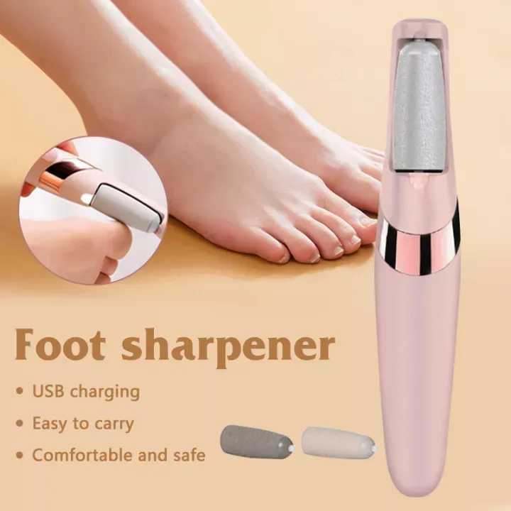 Electric Callus Remover for Feet Rechargeable Foot File Pedicure Tools Portable Foot Callus Remover Water Resistant Professional Foot For Dead Skin Women Men Travel (Pink)